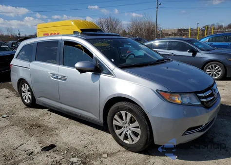 2016 Honda Odyssey Exl из США, поврежденный, VIN 5FNRL5H6XGB159012